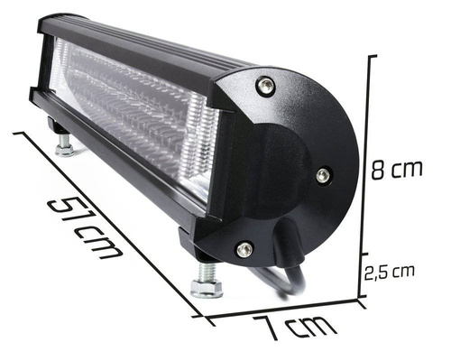 LED-Arbeitsleuchte | 2x High Power COB 72 W | 24 CREE 3 W LEDs | LB-COB-216W