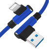 Apple Lightning 1M | Winkel-USB-Ladekabel für iPhone 5 6 7 8 X 11 2.4A | AM30