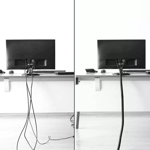 Nylon-Kabelschlauch und Kabel-Organizer, Abdeckung | 3 Meter | ⌀32mm | SCS-032MM-3M