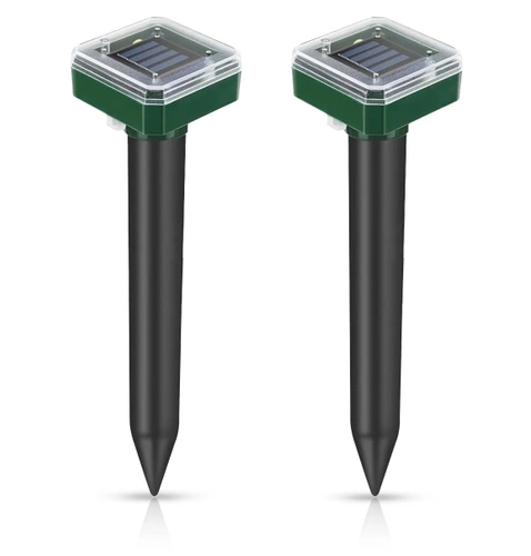 Tierschreck Solarbetriebener Spike | 2 Stück | YSJ-1265-SCHWARZ
