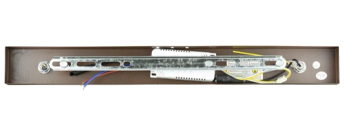 LED-Pendelleuchte, modern, rechteckig | 150 cm, 60 W, Fernbedienung | braun | SX41-150CM-60W-BR