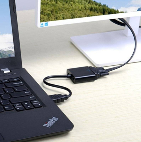 HDMI zu VGA Konverter | D-SUB | FULL HD 1080p | 15 cm | H-V1B-20CM-Black