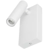 LED-Wandleuchte mit schwenkbarem Spot | modernes Aluminiumgehäuse | 3 W | WLV-176-3W-W