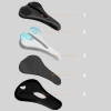 Gel-Sitzauflage mit Memory Foam | Komfort-Sitzauflage | ESLNF-012