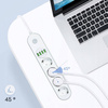 Steckdosenleiste 4 Steckdosen + 4 USB-Anschlüsse | Verlängerungskabel 1,8 m | LH-4423