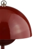 Stilvolle Tischlampe | Kabellose Nachtlichtlampe mit drei Leuchtfarben | HJA27-1-ROT