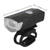 LED Fahrradlicht Set | Radlicht Set bestehend aus Vorderlicht & Rücklicht aufladbar über USB | XME CREE 3W LED, 300lm, 3 Leuchtmodi, 800mAh | 5 LEDs, 7 Leuchtmodi, 15lm