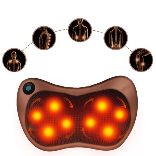 Massagekissen | Shiatsu-Massagegerät | 2 Köpfe, 8 Massagekugeln | PW-808