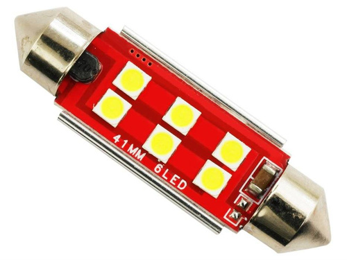 LED-Autolampe C5W 6 SMD 3535 CAN BUS
