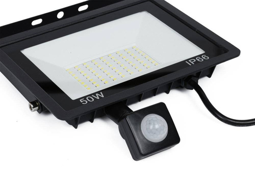 LED-Strahler 50W mit Bewegungs- und Dämmerungssensor | 4750 lm | 220V | BLS-50W