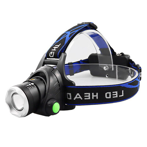 LED Stirnlampe XML-T6 CREE | Zoom-Funktion | 2x 18650 3.7V, 1500lm | T6
