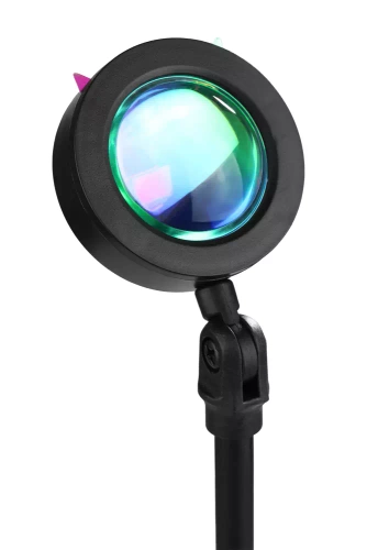Stimmungsvolle LED-Projektorlampe, die den Sonnenuntergang imitiert, mit 7 farbigen Einsätzen