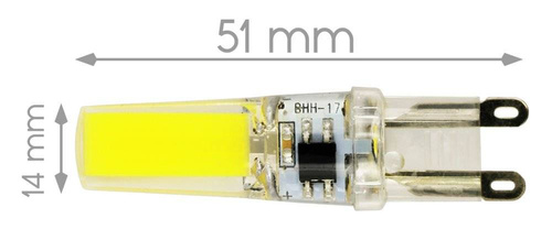 G9 LED COB Lampe | 5W LED Leuchtmittel Birne Ersatz 40W Halogenlampe | 390 Lumen