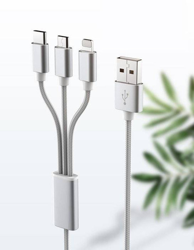 3-in-1 1.2M | USB-Ladekabel für Handy 3-in-1 - Micro USB / Lightning / Type-C | UC-005