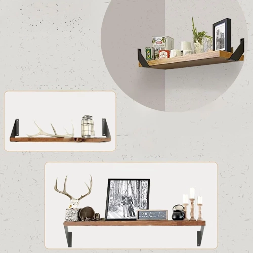 Regalträger Set | 2 Stück | Winkel für Regalbrett 15 cm | FB-V15CM