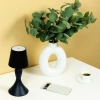 Kabellose Nachtlampe mit eingebautem Akku | Stilvolle Tischlampe mit einstellbarer Farbe und Lichtintensität | YG-D021-SCHWARZ