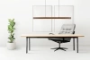 Moderne rechteckige Hängelampe | Fernbedienung | LED | Braun | SX41-100CM-40W-BR