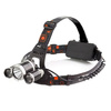 LED-Stirnlampe XML-T6 CREE + 2x CREE R5 | 2x 18650 3.7V, 2000lm, 4 Beleuchtungsmodi | TM-134