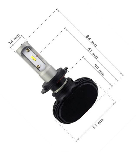 LED-Scheinwerferlampe | HB4 9006 | 50 W | 8.000 lm | CSP | 2 Stück
