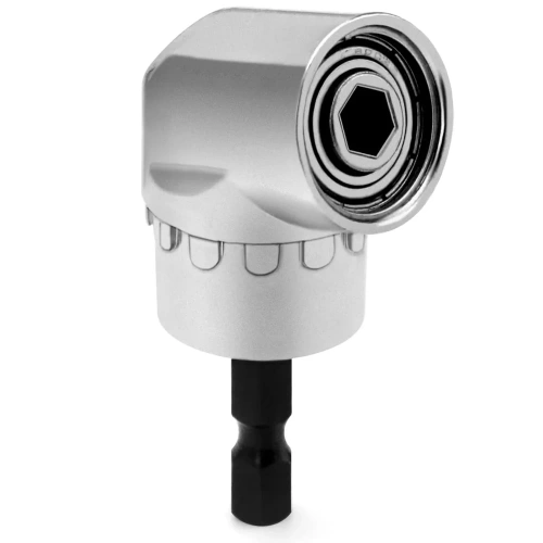 Winkelaufsatz für 1/4" Bits | Schraubendreher-Aufsatz | DLS-105-SILVER