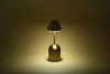 Kabellose Nachtlampe mit eingebautem 2000 mAh Akku | Moderne Tischlampe mit einstellbarer Leistung und Lichtfarbe | YG-D020-Kupfer