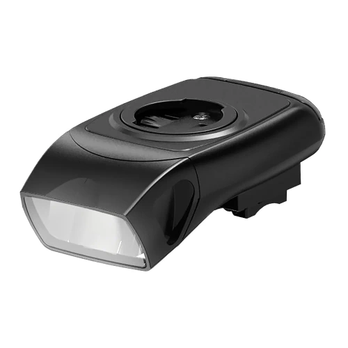 3in1 LED Fahrradlampe mit Hupe | Halterung für Garmin GPS-Computer oder Telefon | Intelligente Beleuchtung mit eingebautem Akku | 05BQ0062