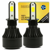 H3 LED Scheinwerferlampen S4 COB 80W 16.000 lm | 2 Stück