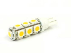 WW Auto LED Birne W5W T10 13 SMD 5050 Warmweiß