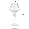 LED-Tischlampe mit integriertem Akku und Fernbedienung | RGB-Lampe | YG-1127-C16