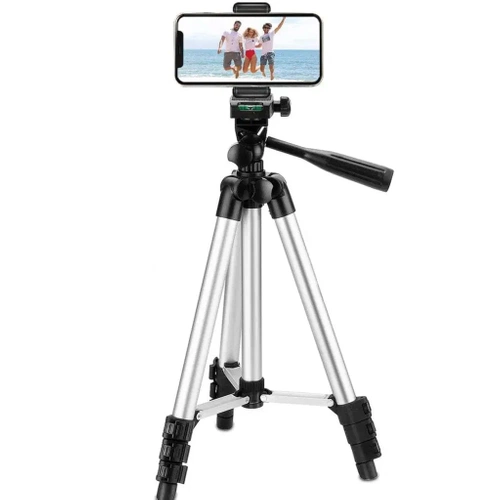 Stativ 1/4" 103cm | Handyhalterung | Hülle | Z14-Schwarz