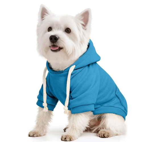 Haustier Kapuzenpullover | Größe S | blau | PET-015S-BL