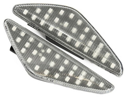 LED-Seitenblinker | klarer Blinkeraufsatz | nicht dynamisch | passend für BMW E70 X5, E71 X6, F25 X3 | PL1903CB7