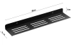 Schwarzes Duschregal 50cm | Hängeregal | BDS-L50CM-B | Metallregal für das Badezimmer