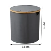 Wäschekorb | Faltbarer Wäschesammler | Stoffspielzeugbehälter | Zubehör-Organizer | OCF-380-GREY