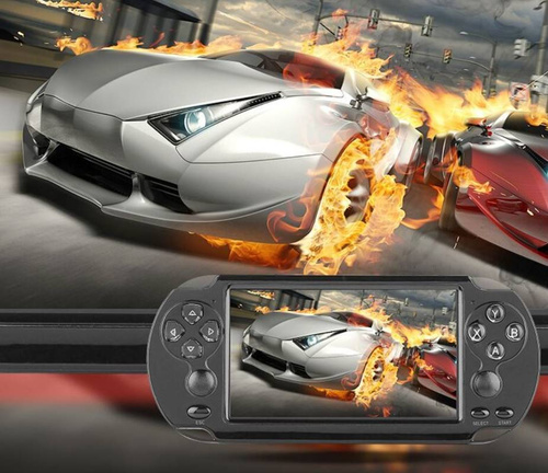 Tragbare Spielkonsole | 5,1 Zoll, 8 GB, über 4.000 moderne und Retro-Spiele | X9-S