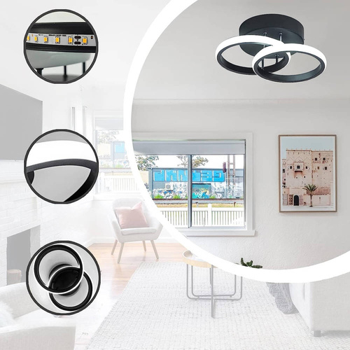 Moderne Deckenleuchte, die die Lichtfarbe verändert| LED | Fernbedienung