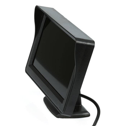 Monitor TFT LCD 4,3" auf Standfuß mit blendfreier Abdeckung | PZ703