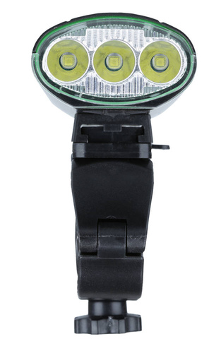 Vorderes Premium-Fahrradlicht | Aluminium | 3x LED XM-L T6 CREE, 750lm, 6 Beleuchtungsmodi, 3000mAh Akku | Powerbank | L9