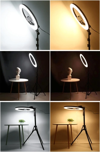 Starker Ringlicht 300W RL-480 mit 210cm Stativ | 3 Farbtemperaturen | SENY | RL-480 2-in-1