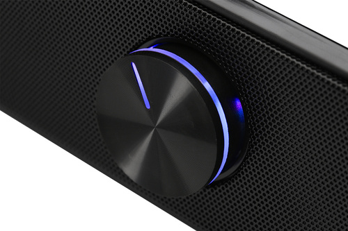 PC-Soundbar 2.0 mit LED-RGB-Beleuchtung | 6W RMS 20Hz-20kHz 4ohm | S4