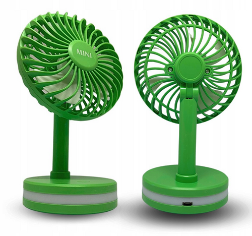 Kompakter Schreibtischventilator | USB-Stromversorgung | grün | FY-049-GR