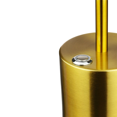 34 cm Tischlampe mit integriertem Akku | Nachtlicht mit drei Leuchtfarben | Stimmungsvolle Lampe für Hotel, Restaurant | HJA28-GOLD-2