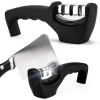Messerschärfer | Dreistufiges Schärfsystem | schwarz | KN-830-BLACK