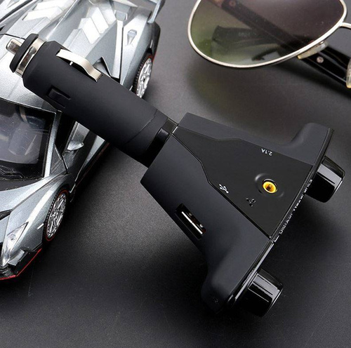 FM-Transmitter mit Bluetooth 5.0 | AUX | SD | 2x USB 2.1A | BT06