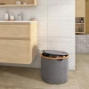 Wäschekorb | Faltbarer Wäschesammler | Stoffspielzeugbehälter | Zubehör-Organizer | OCF-380-GREY