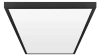 LED-Deckenpanel | Aufputz-Plafond 120x60cm | 120W, 12000lm | Schwarz