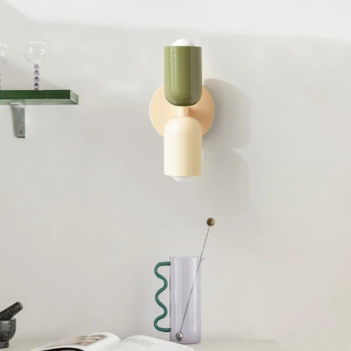 Zweifarbige Wandleuchte | Moderne Wandlampe | YG-W008-G+W