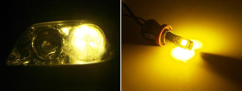 Ein Satz COB H9 H11 DUAL COLOR JDM LED-Lampen