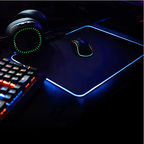 Mauspad | 35x25 cm | LED-RGB-Beleuchtung | 13 Beleuchtungsmodi | MP-001S