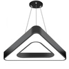 Deckenleuchte Pendelleuchte LED 50W | dreieckig | Aluminium | flimmerfrei | Φ80x6 | LPL-006
